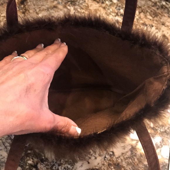 Leopard print cloth purse - Picture 3 of 6